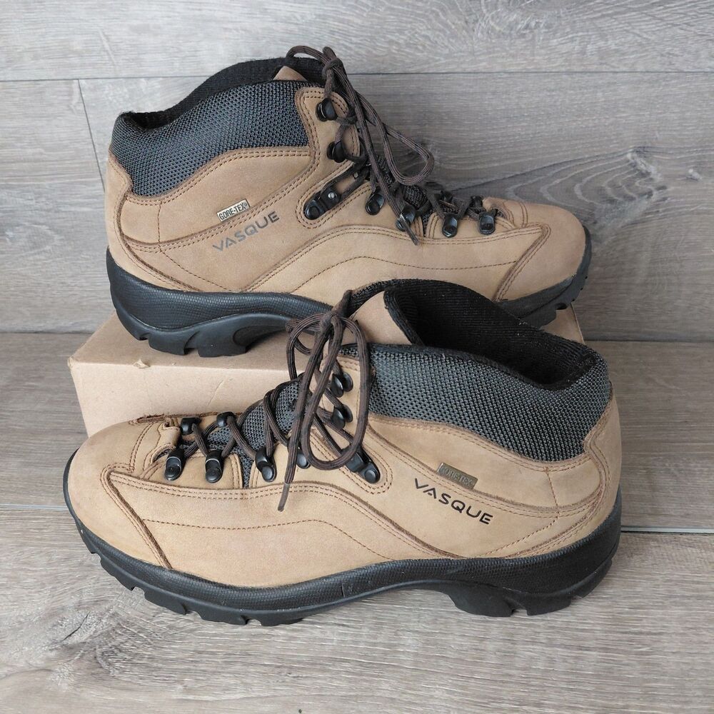 Vasque Skywalk Boots Womens 10.5 Brown Suede Leather Waterproof Gore Tex Hiking